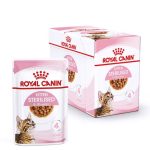 Royal Canin Kitten Sterilised in Salsa – Alimento Umido Completo per Gattini Sterilizzati - 12x85g
