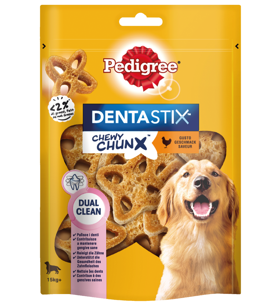 Pedigree Dentastix Chewy Chunx Maxi Pollo - Snack per Cani