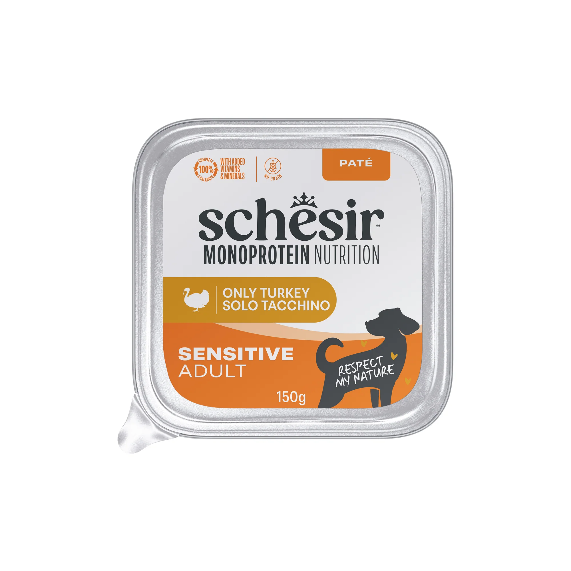 Schesir Monoprotein Adult con Tacchino 150g