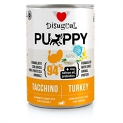Disugual Dog Puppy Tacchino 400g