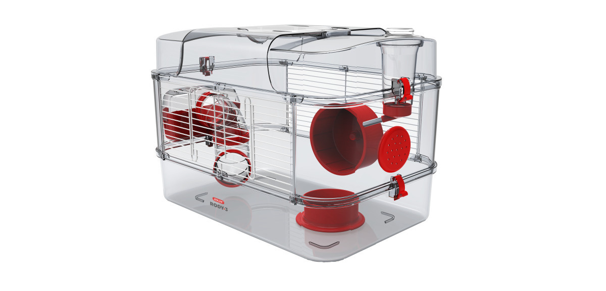 GABBIA RODY3 SOLO - UNICA - ROSSO