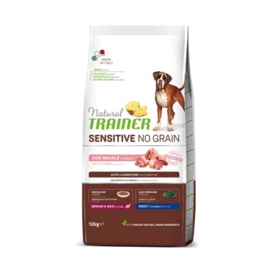 Trainer Sensitive No Grain Medium/Maxi Adult Maiale 3Kg