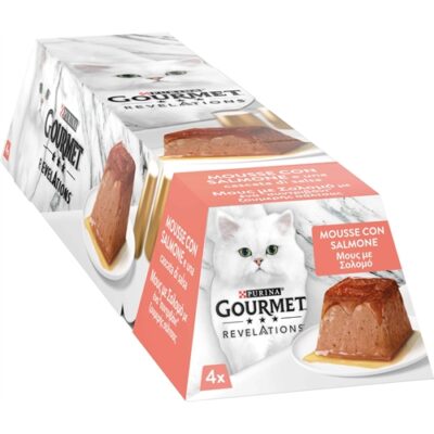 Purina Gourmet Revelations Mousse Salmone 4x57g