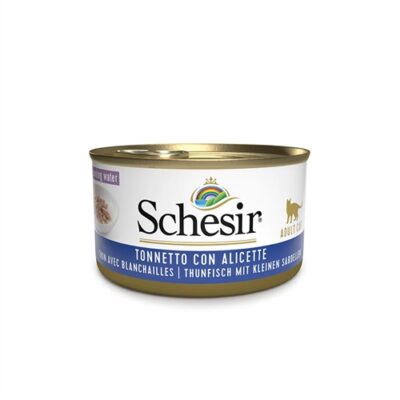 Schesir Tonno con Alicette al Naturale per Gatto 85gr