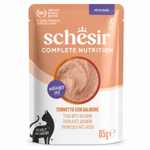 Schesir Complete Nutrition Mousse Tonno e Salmone 85g