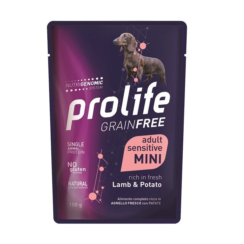 Prolife Sensitive GrainFree Adult Agnello e Patate Mini 100g