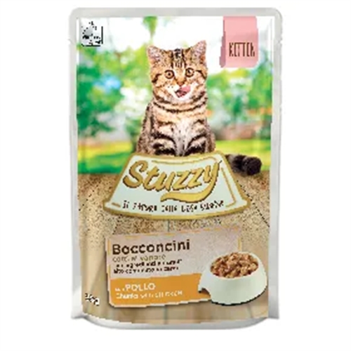 Stuzzy Cat Bocconcini Kitten con Pollo 85g