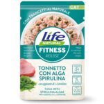 Life Cat Natural Mousse Buste Funzionali 70g - Tonnetto con alga spirulina - Fitness