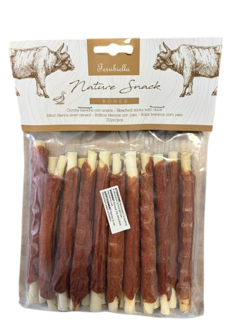 Ferribiella Cicche Bianche con Anatra 20pcs 240g