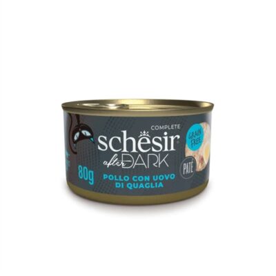 SCHESIR AFTER DARK Paté Pollo e Uova per Gatto 80g