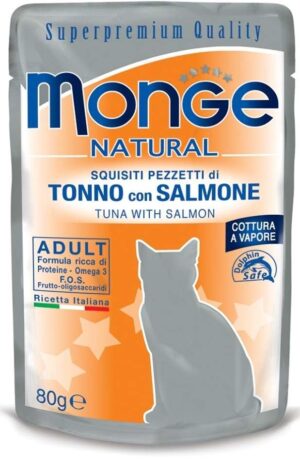 Monge Natural Bustine in Pezzetti 80g