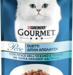 Gourmet Perle Bustine 85g - Duetti di Mare con Pesce dell'Oceano e Tonno