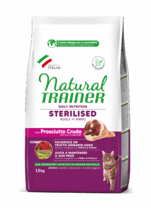 Natural Trainer Sterilised con Prosciutto Crudo