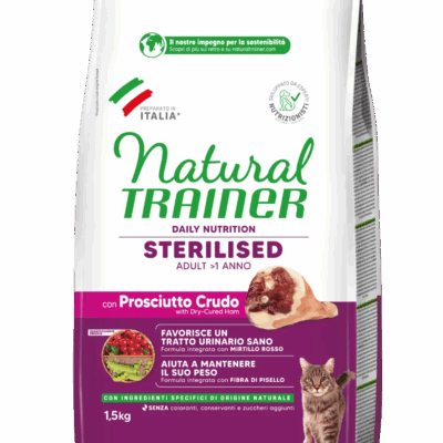 Natural Trainer Sterilised con Prosciutto Crudo