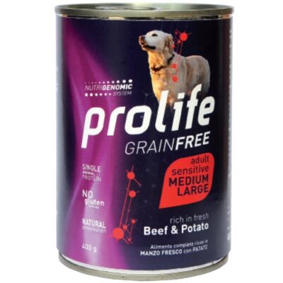 Prolife Dog Sensitive Manzo e Patate 400g