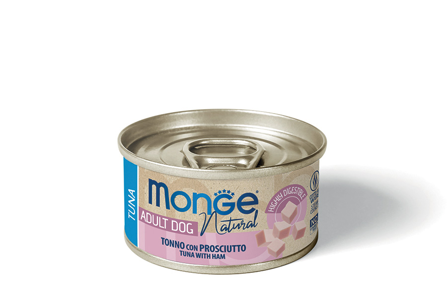 Monge Natural Tonnetto con Prosciutto 95g