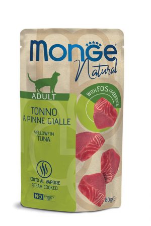 Monge Natural Bustine Tonno Pinna Gialla 80g