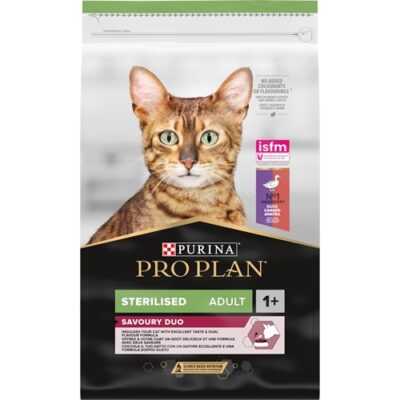 PURINA PROPLAN STERILISED SAVOURY DUO ANATRA E FEGATO 10KG