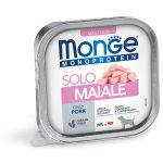 Monge Monoproteico Paté 150g – Alimento Umido Monoproteico in Vaschetta per Cani Adulti - Solo Maiale