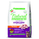 Natural Trainer Sterilised con Tacchino - 3kg