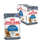 Royal Canin Light Weight Care in Gelatina – Alimento Umido Completo per Gatti Adulti con Tendenza al Sovrappeso - 12x85g