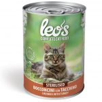 Leo’s Bocconcini con Tacchino Sterilised - 415g