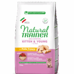 Natural Trainer Kitten&Young con Pollo Fresco - 1.5kg