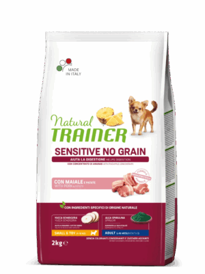 Trainer Sensitive No Grain Small&Toy Adult Maiale e Patate