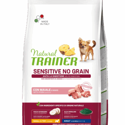 Trainer Sensitive No Grain Small&Toy Adult Maiale e Patate