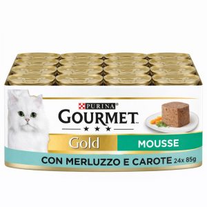 Gourmet Gold Mousse Merluzzo e Carote