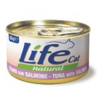 Life Cat Natural Adult Lattine 85g - Tonno con salmone