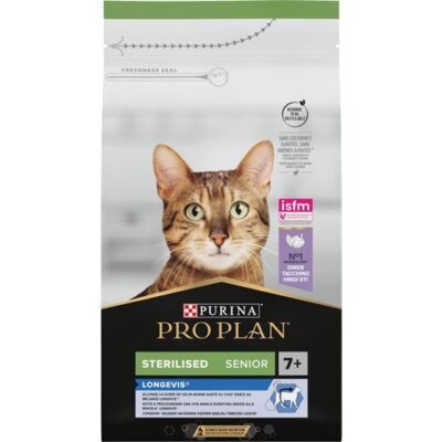 Purina Proplan Sterilised Longevis +7 Tacchino 1,5kg