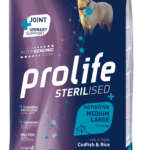 Prolife Sterilised Sensitive Medium e Large Merluzzo e Riso - 10kg