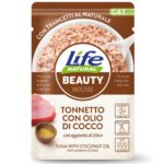 Life Cat Natural Mousse Buste Funzionali 70g - Tonnetto con olio di cocco - Beauty