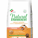 Trainer Sensitive Small&Toy Puppy&Junior No Gluten Salmone e Cereali Integrali - 2kg