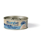 Monge Natural Jelly Lattina 80g - Adult tonno con Pesce Bianco
