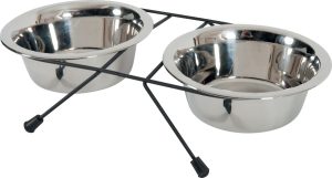 Zolux Supporto + 2 Ciotole Inox