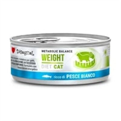 Disugual Diet Cat Weight Pesce Bianco 85g