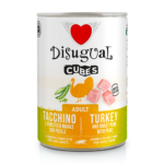 Disugual Cubes Dog 400g - Tacchino , Arrosto di Maiale e Piselli