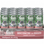 Leo’s Bocconcini con Manzo Adult - 24x415g