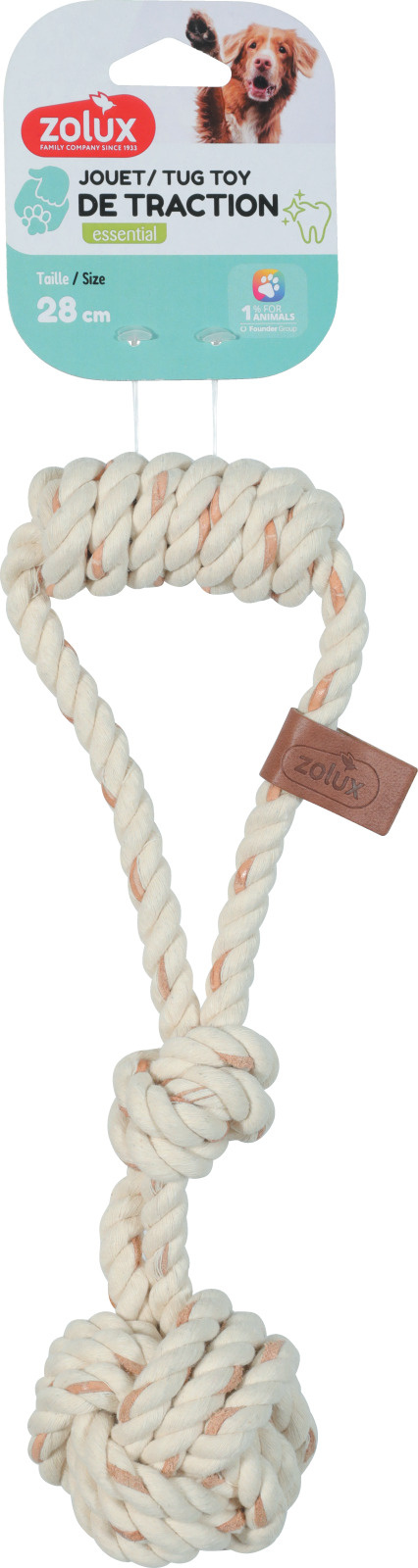 Zolux Gioco Trazione in Corda 28cm