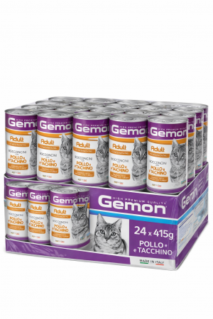 Gemon Adult Bocconcini con Pollo e Tacchino