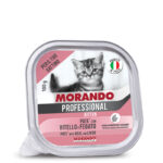 Morando Professional Patè Vaschetta 100g - Vitello e fegato-Kitten
