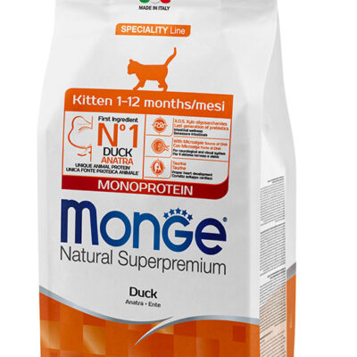 Monge Natural Superpremium Kitten Monoprotein Anatra
