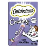 Catisfaction Snack Creamy per Gatto 4x10gr - Anatra
