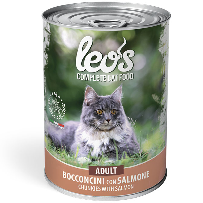 Leo’s Bocconcini con Salmone Adult 415g