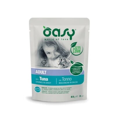 Oasy Bocconcini Tonno 85gr per Gatto