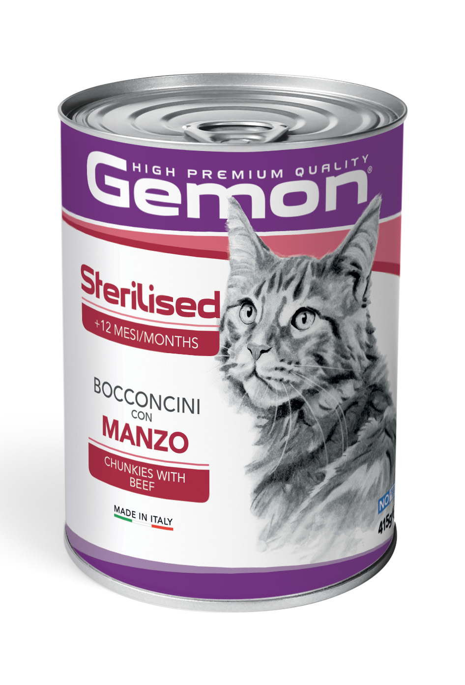 Gemon Bocconcini Sterilised con Manzo 415g