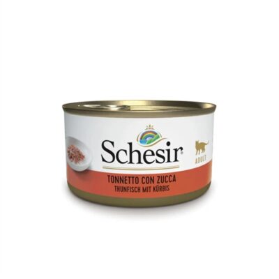SCHESIR Tonnetto con Zucca in Gelatina per Gatti - 85gr