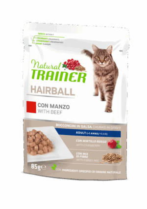Natural Trainer Hairball Bocconcini in Salsa 85g